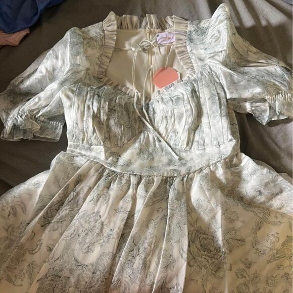 Selkie Portrait of a Lady dress in Austen - Picture 3 of 4